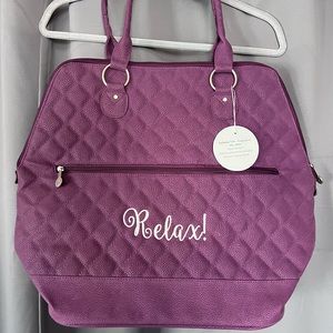 Weekender Bag in lovely Plum color